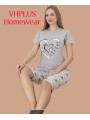 Piżama damskie tureckie, size s-2xl, paczka 10szt, 1kolor