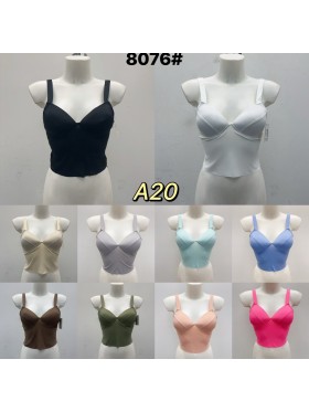 Bluzki damskie Włoski, size uni, paczka 6szt,mix kolor