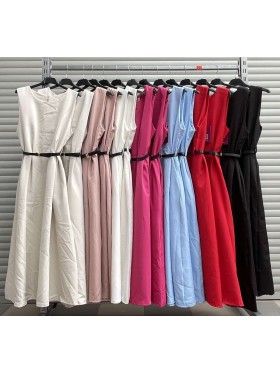 Sukienki damskie Włoski, size uni, paczka 6szt,Mix kolor