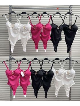 Body damskie Włoski, size uni, paczka 6szt,Mix kolor