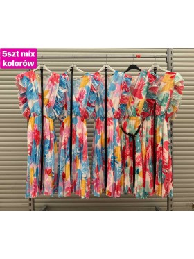 Sukienki damskie Włoski, size uni, paczka 5szt,mix kolor