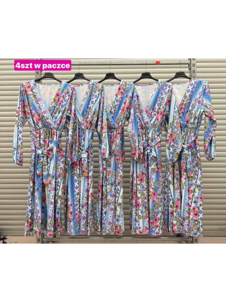 Sukienki damskie Włoski, size uni, paczka 4szt,1 kolor