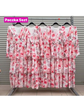 Sukienki damskie Włoski, size uni, paczka 5szt,1 kolor