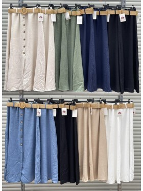 Spódnica długa damskie Włoski, size uni, paczka 6szt,Mix kolor