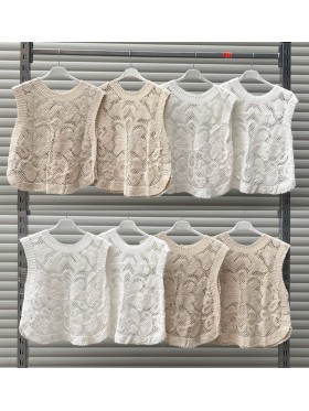 Bluzki damskie Włoski, size uni, paczka 6szt,Mix kolor