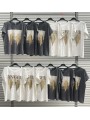 Bluzki damskie Włoski, size uni, paczka 6szt,Mix kolor
