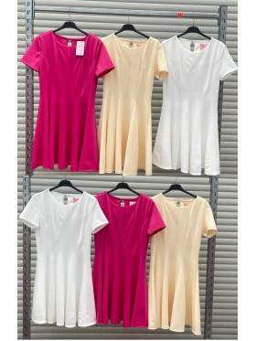 Sukienki damskie Włoski, size uni, paczka 6szt,Mix kolor