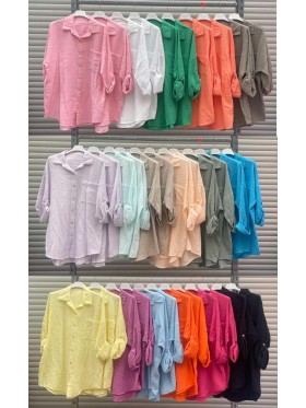 Koszule damskie Włoski, size uni, paczka 6szt,Mix kolor