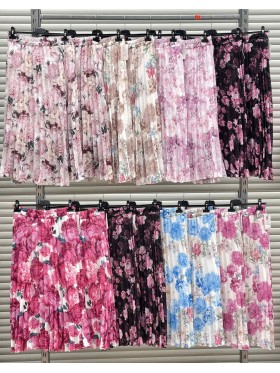 Spódnica długa damskie Włoski, size uni, paczka 6szt,Mix kolor