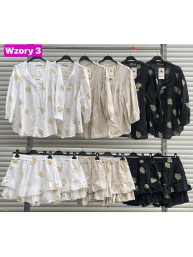 Komplety damskie Włoski, size uni, paczka 6szt,Mix kolor