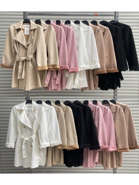 Płaszcz damskie Włoski, size uni, paczka 6szt,Mix kolor