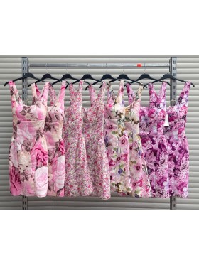 Sukienki damskie Włoski, size uni, paczka 6szt,Mix kolor