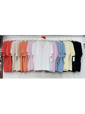 Bluzki damskie Włoski, size uni, paczka 6szt,Mix kolor