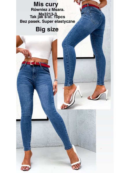 Jeansy damskie  M'sara,size xs-xl, paczka 10szt,