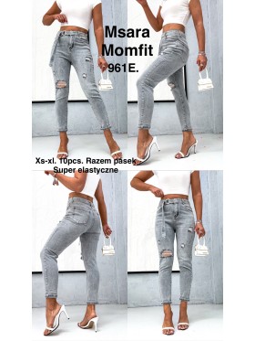 Jeansy damskie  M'sara,size xs-xl, paczka 10szt,
