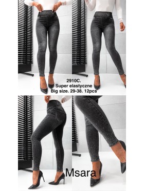 Jeansy damskie  M'sara,size 29-38, paczka 12szt,