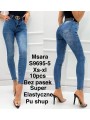 Jeansy damskie  M'sara,size xs-xl, paczka 10szt,