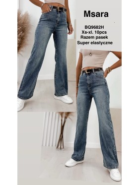 Jeansy damskie  M'sara,size xs-xl, paczka 10szt,