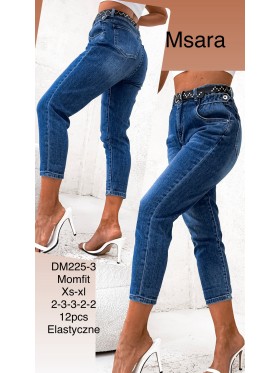 Jeansy damskie  M'sara,size xs-xl, paczka 12szt,