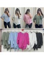 Bluzki damskie Włoski, size uni, paczka 6szt,Mix kolor