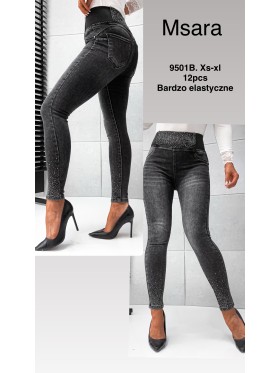 Jeansy damskie  M'sara,size xs-xl, paczka 12szt,
