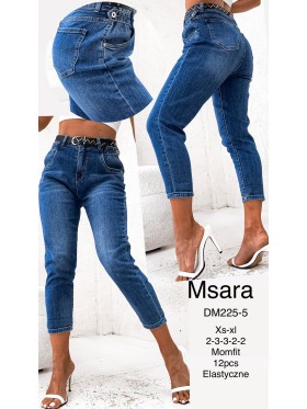 Jeansy damskie  M'sara,size xs-xl, paczka 12szt,