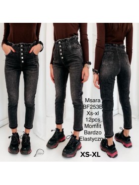 Jeansy damskie  M'sara,size xs-xl, paczka 12szt,