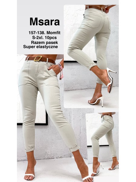 Jeansy damskie  M'sara,size s-2xl, paczka 10szt,