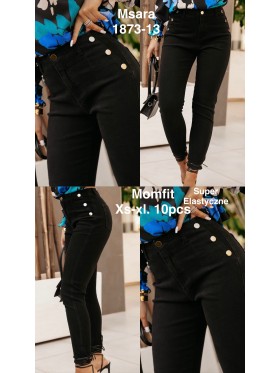 Jeansy damskie  M'sara,size xs-xl, paczka 10szt,