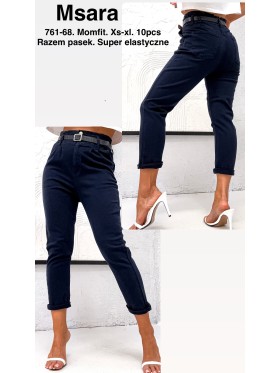 Jeansy damskie  M'sara,size xs-xl, paczka 10szt,