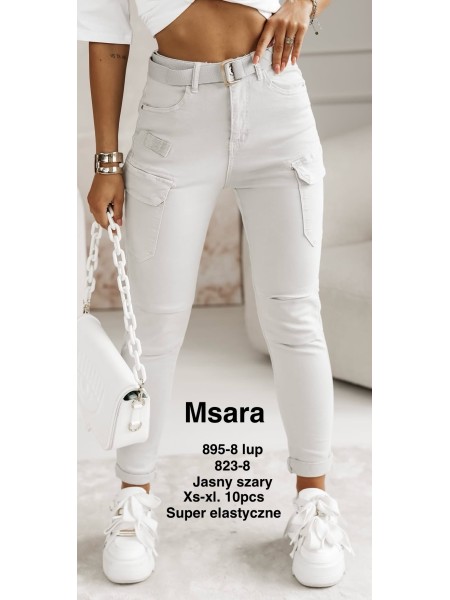 Jeansy damskie  M'sara,size xs-xl, paczka 10szt,