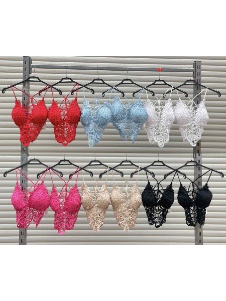 Bluzki damskie Włoski, size uni, paczka 6szt,Mix kolor