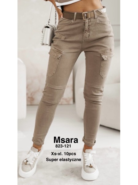 Jeansy damskie  M'sara,size xs-xl, paczka 10szt,