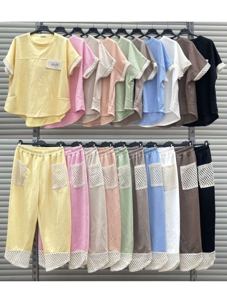 Komplety damskie Włoski, size uni, paczka 6szt,Mix kolor