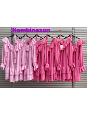 Kombinezony damskie Włoski, size uni, paczka 6szt,Mix kolor