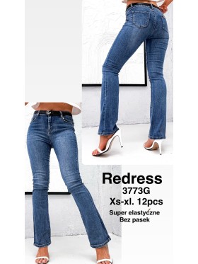 Jeansy damskie  ,size xs-xl, paczka 12szt,