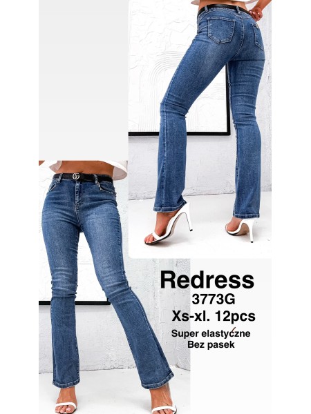 Jeansy damskie  ,size xs-xl, paczka 12szt,