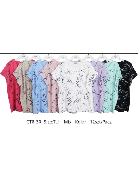 Bluzki damskie , size uni, paczka 12szt,Mix kolor