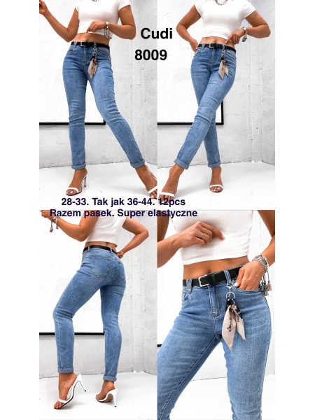 Jeansy damskie  ,size 28-33, paczka 12szt,