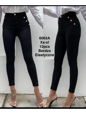 Jeansy damskie  ,size xs-xl, paczka 12szt,