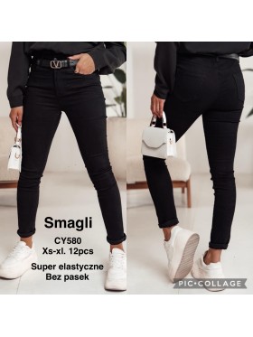 Jeansy damskie  ,size xs-xl, paczka 12szt,