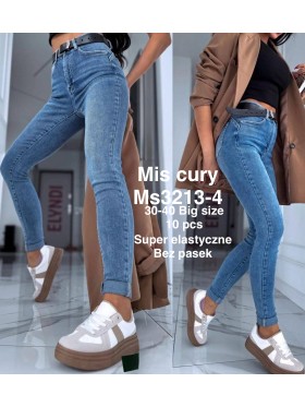 Jeansy damskie  ,bigsize 30-40, paczka 10szt,