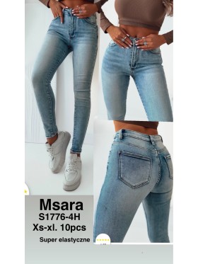 Jeansy damskie  M'sara ,bigsize xs-xl, paczka 10szt,