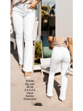 Jeansy damskie  ,bigsize 38-48, paczka 10szt,