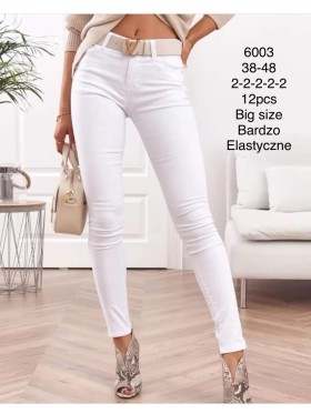 Jeansy damskie  ,bigsize 38-48, paczka 12szt,