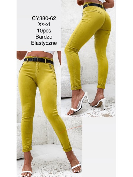 Jeansy damskie  ,size xs-xl, paczka 10szt,