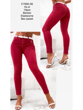 Jeansy damskie  ,size xs-xl, paczka 10szt,