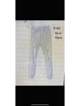 Jeansy damskie  ,size xs-xl, paczka 10szt,
