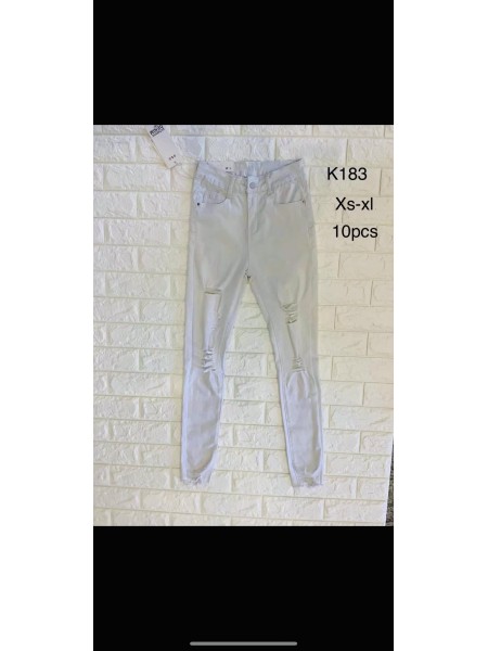 Jeansy damskie  ,size xs-xl, paczka 10szt,
