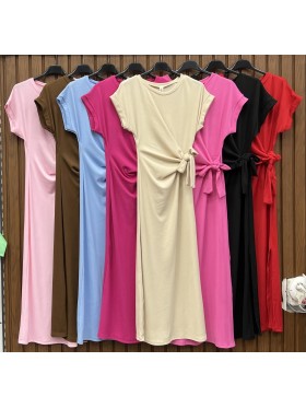 Sukienki damskie wloskie, size uni maly, paczka 6szt, MIX kolor